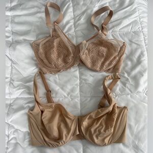 Two new unlined 34 DDD minimizer bras